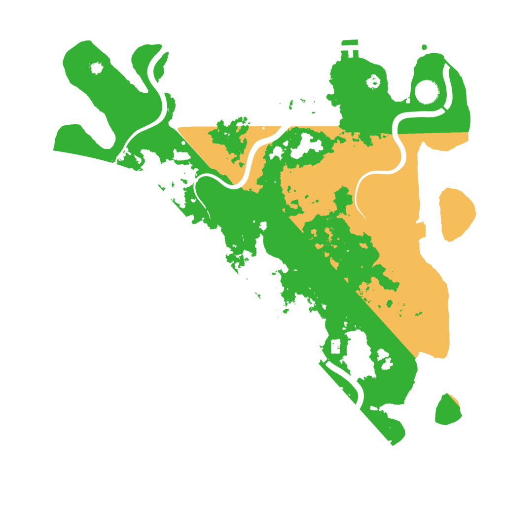 Biome Rust Map: Procedural Map, Size: 3750, Seed: 779474722