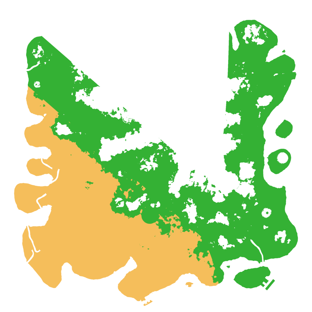 Biome Rust Map: Procedural Map, Size: 5000, Seed: 597045098
