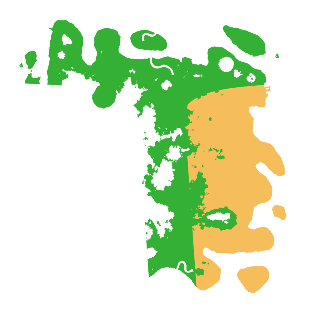 Biome Rust Map: Procedural Map, Size: 3700, Seed: 1629648391