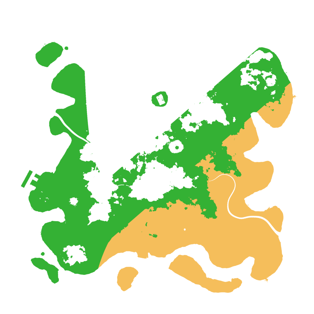 Biome Rust Map: Procedural Map, Size: 3450, Seed: 96360919