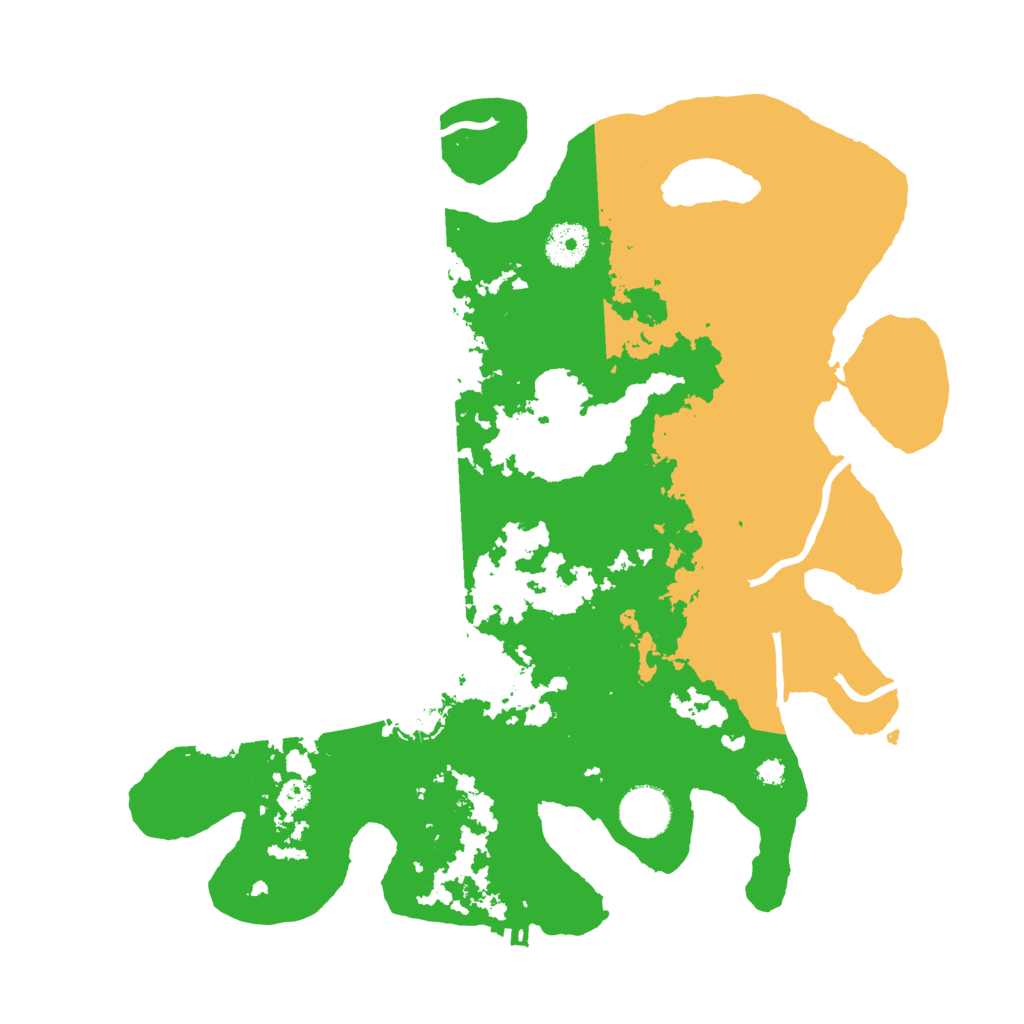 Biome Rust Map: Procedural Map, Size: 3500, Seed: 60810642