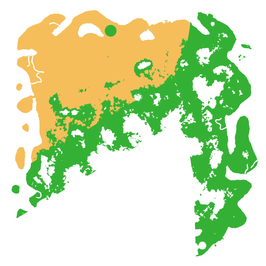 Biome Rust Map: Procedural Map, Size: 6000, Seed: 748917181
