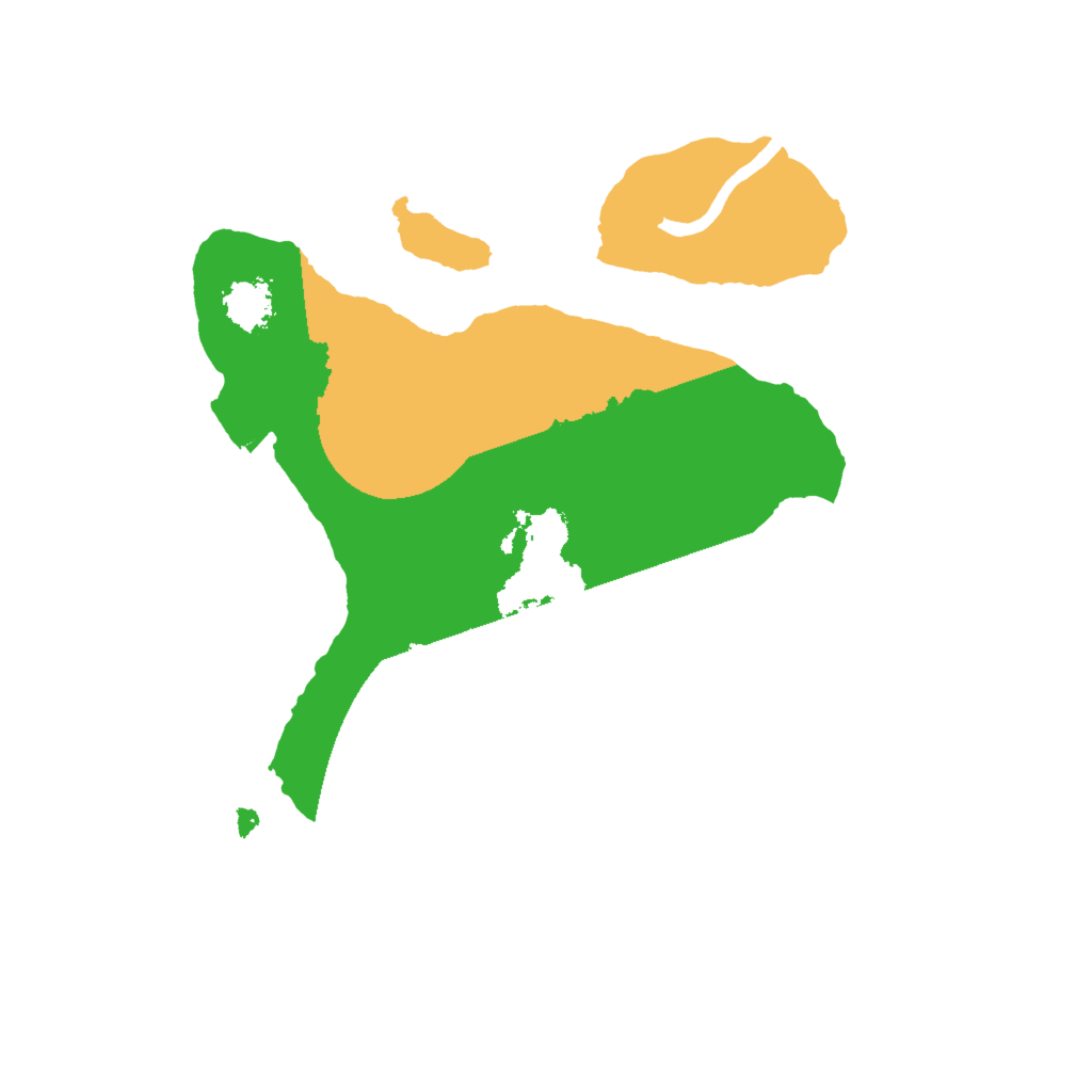 Biome Rust Map: Procedural Map, Size: 2000, Seed: 1414932942