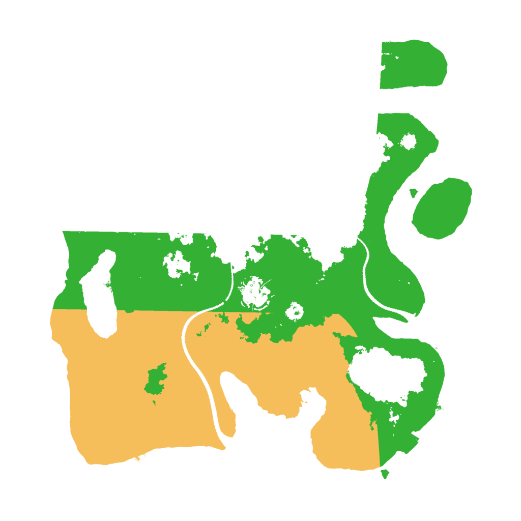 Biome Rust Map: Procedural Map, Size: 3000, Seed: 11595