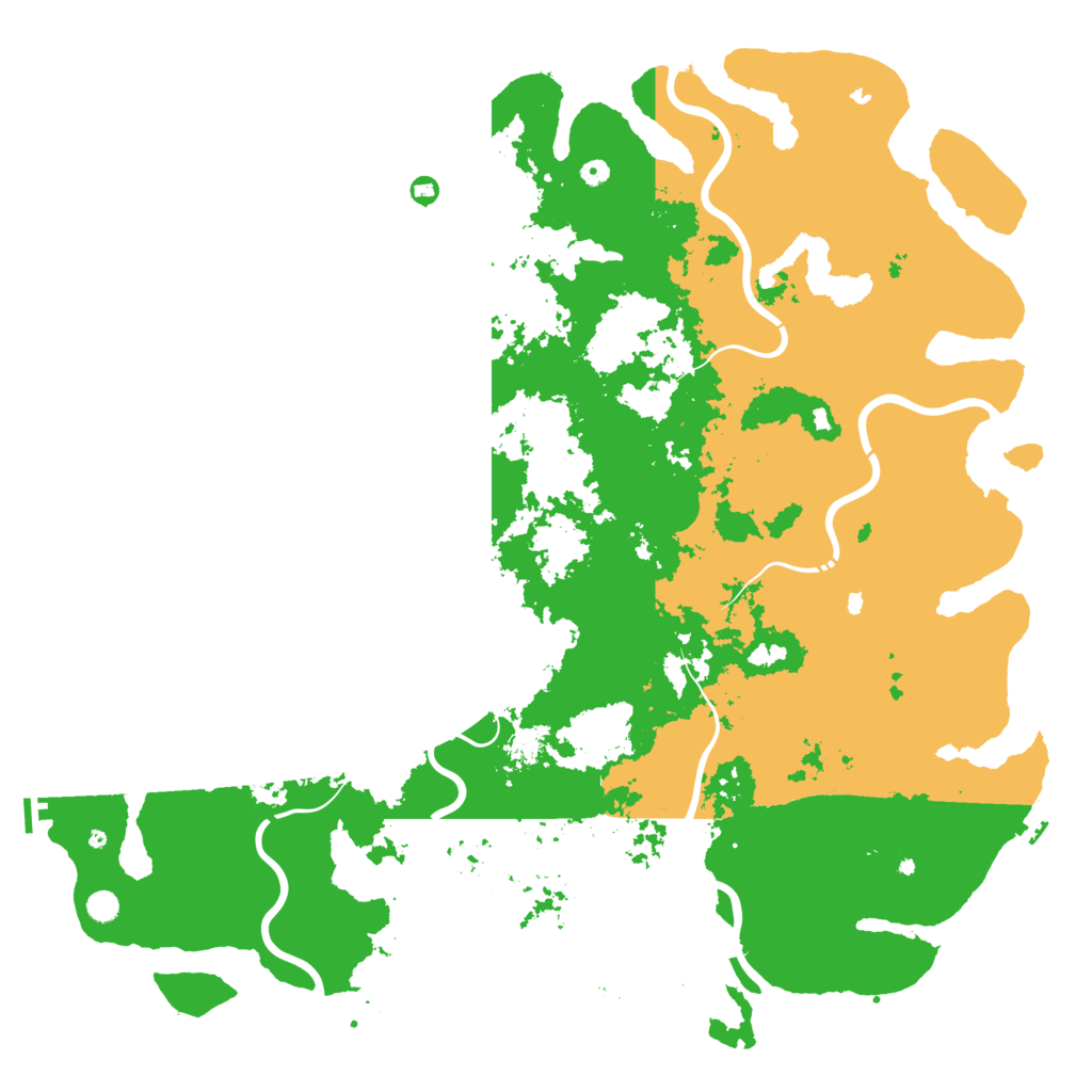 Biome Rust Map: Procedural Map, Size: 6000, Seed: 697741910