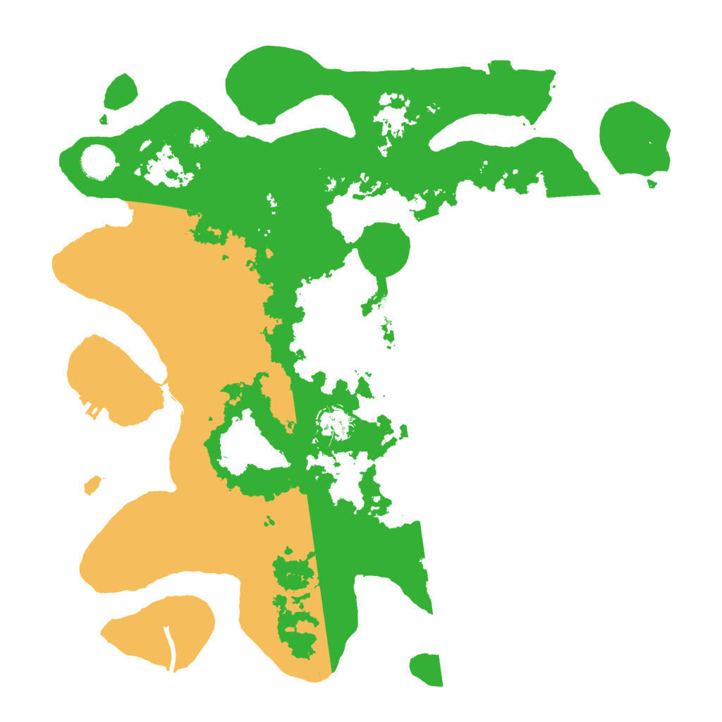 Biome Rust Map: Procedural Map, Size: 3700, Seed: 651227