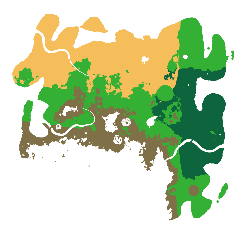 Biome Rust Map: Procedural Map, Size: 4000, Seed: 962557367