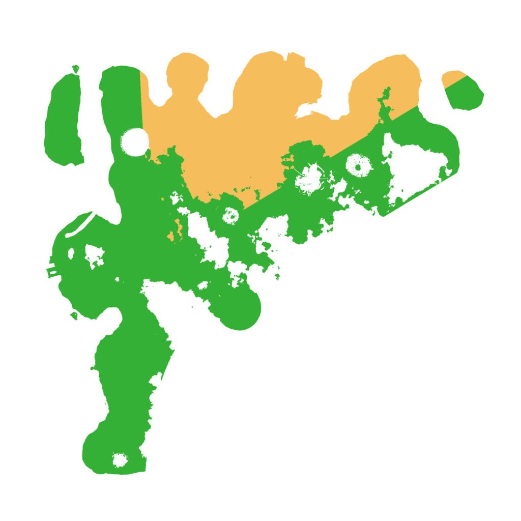 Biome Rust Map: Procedural Map, Size: 3300, Seed: 7395