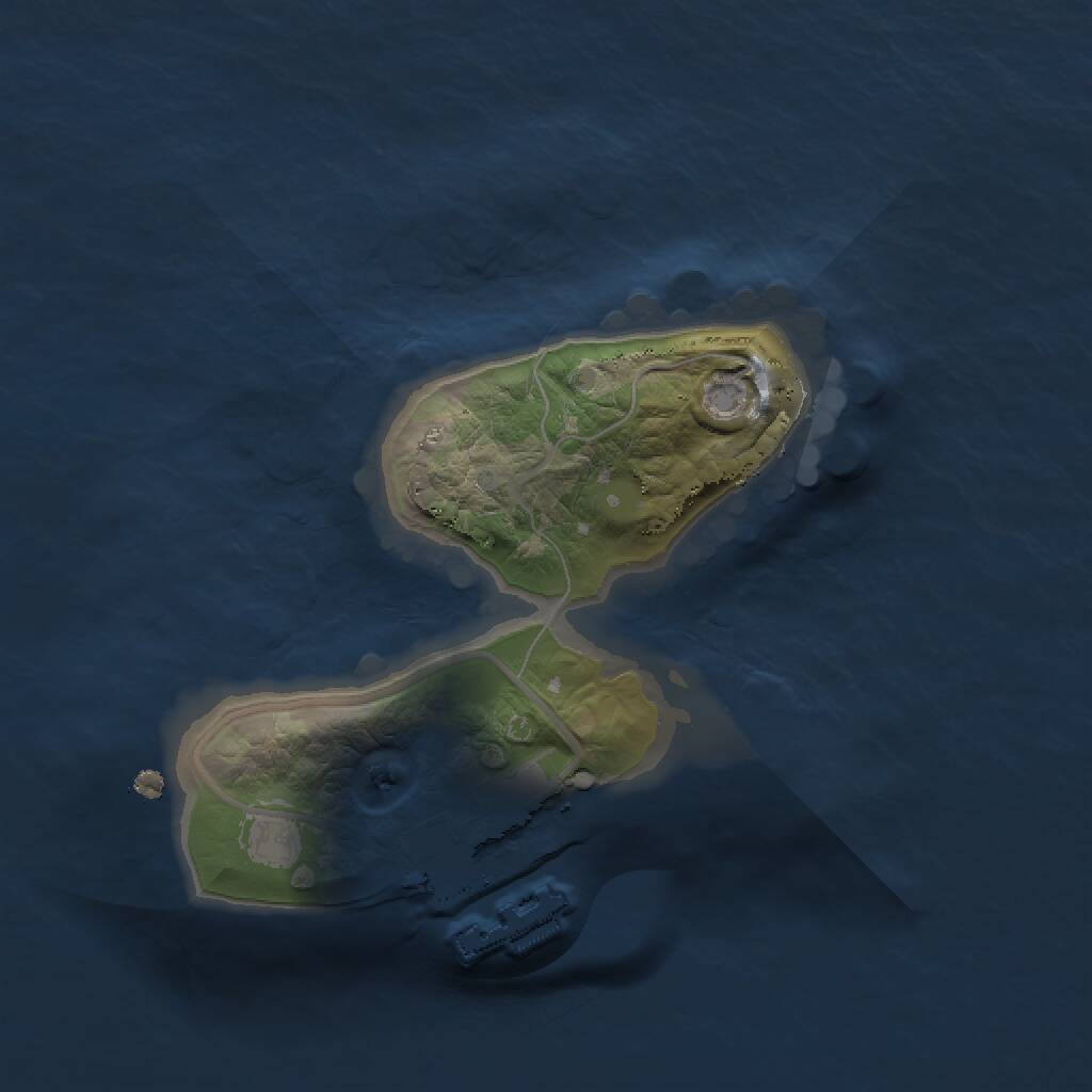 Rust Map: Procedural Map, Size: 1500, Seed: 237270099, 2 Monuments