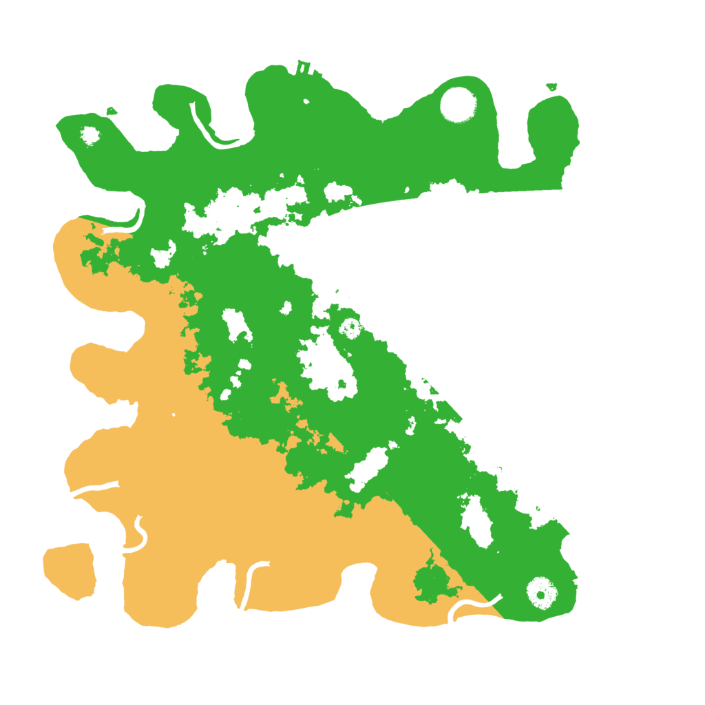 Biome Rust Map: Procedural Map, Size: 3500, Seed: 225023413