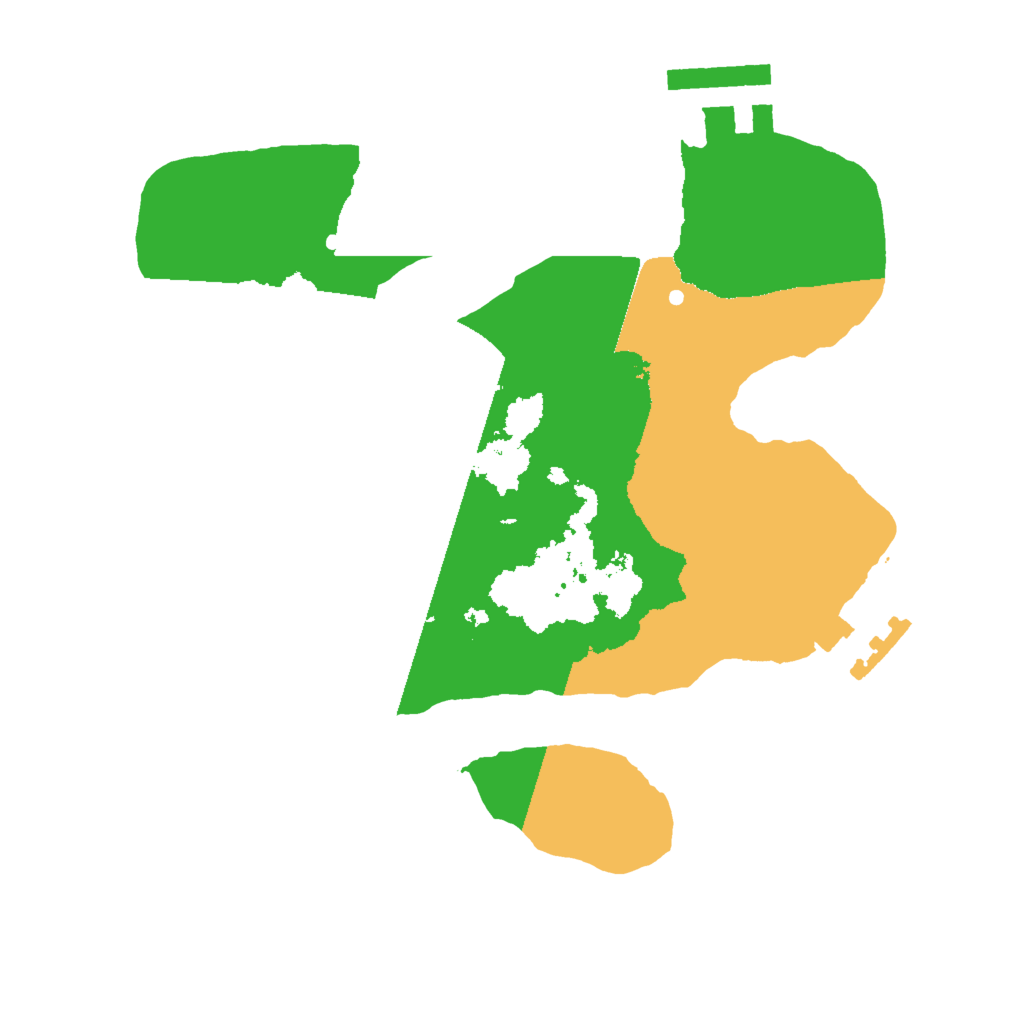 Biome Rust Map: Procedural Map, Size: 2000, Seed: 691356646