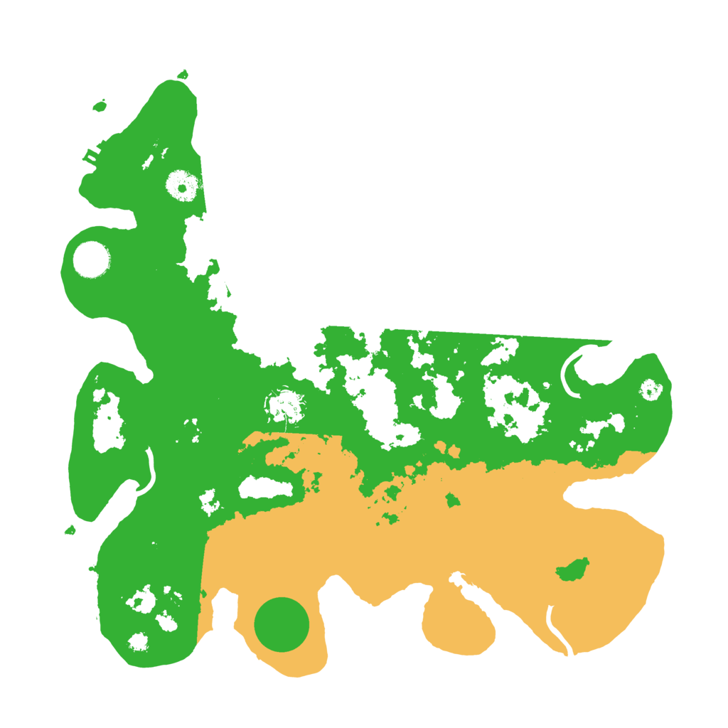 Biome Rust Map: Procedural Map, Size: 3500, Seed: 319689311