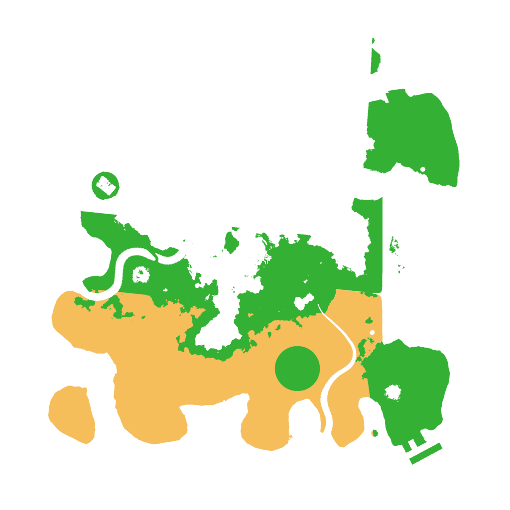 Biome Rust Map: Procedural Map, Size: 3000, Seed: 14671