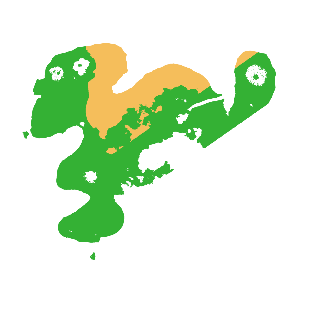 Biome Rust Map: Procedural Map, Size: 2385, Seed: 987645