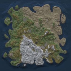 Thumbnail Rust Map: Procedural Map, Size: 4500, Seed: 1372284061, 19 Monuments