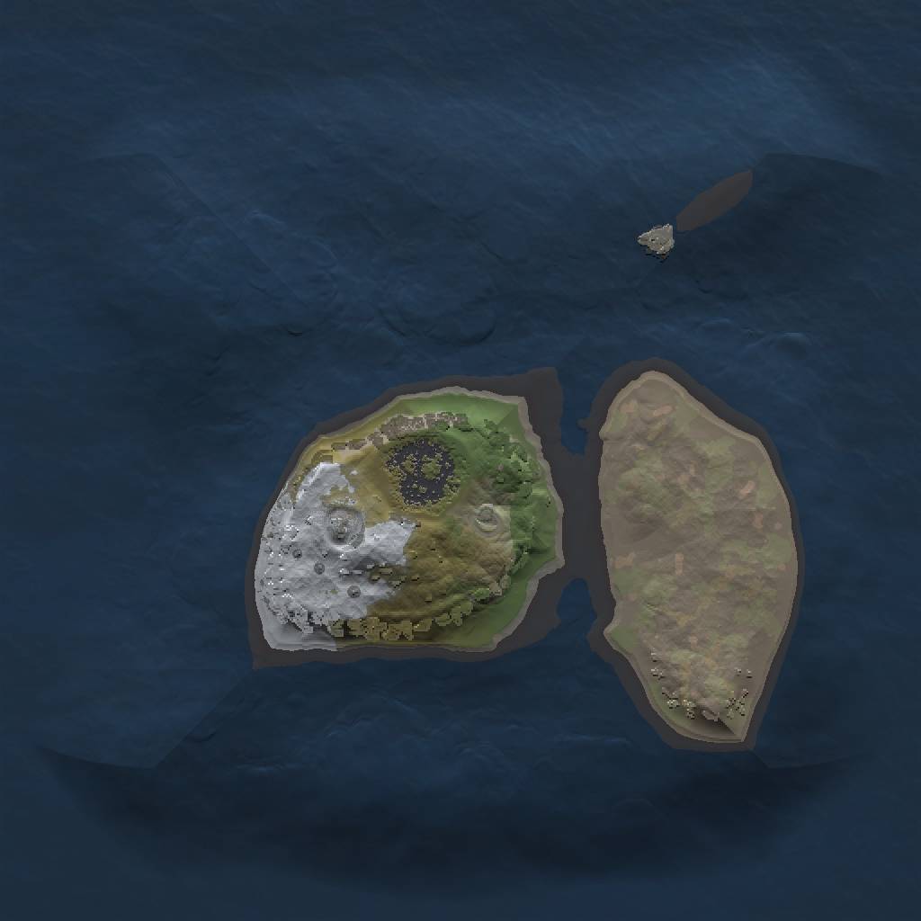 Rust Map: Procedural Map, Size: 1400, Seed: 166272206, 3 Monuments