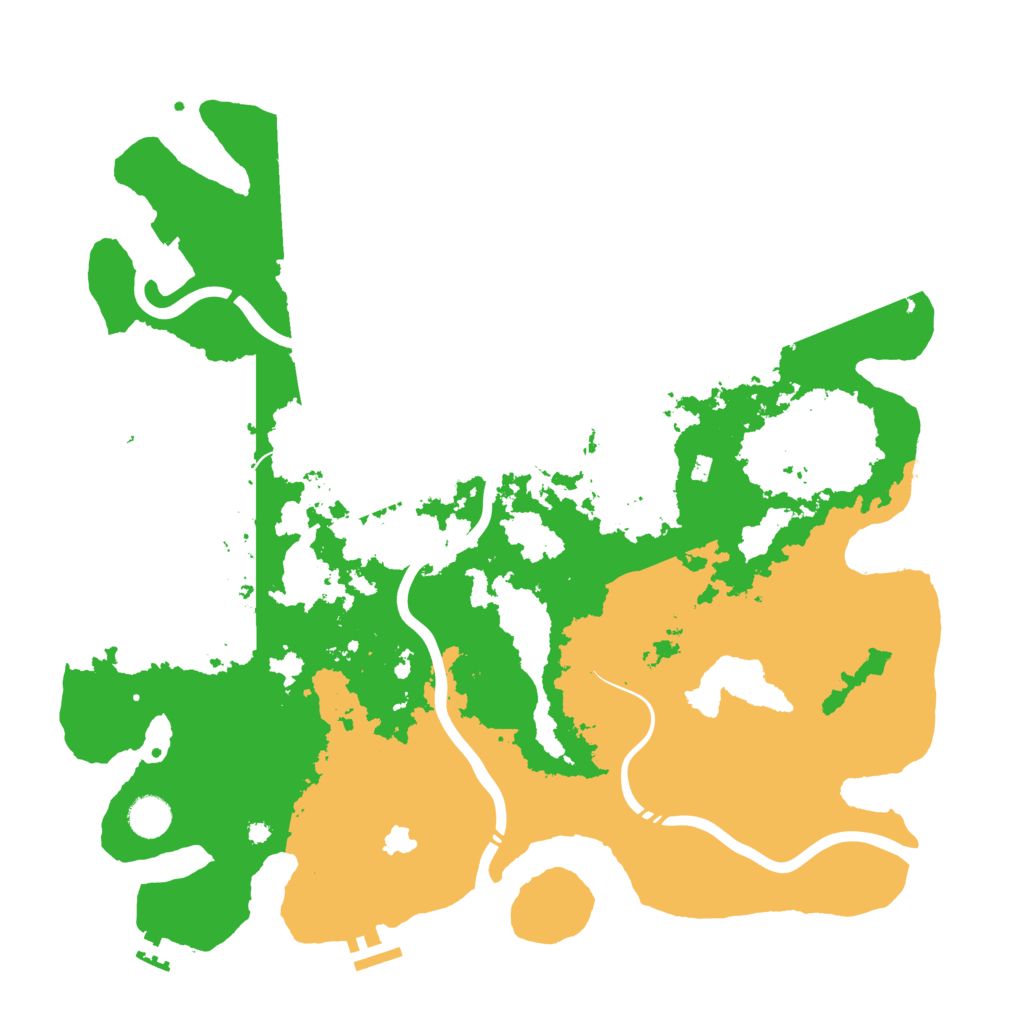 Biome Rust Map: Procedural Map, Size: 4250, Seed: 15452437