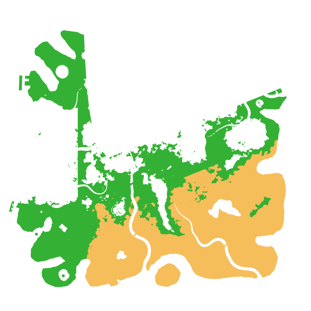 Biome Rust Map: Procedural Map, Size: 4250, Seed: 15452437