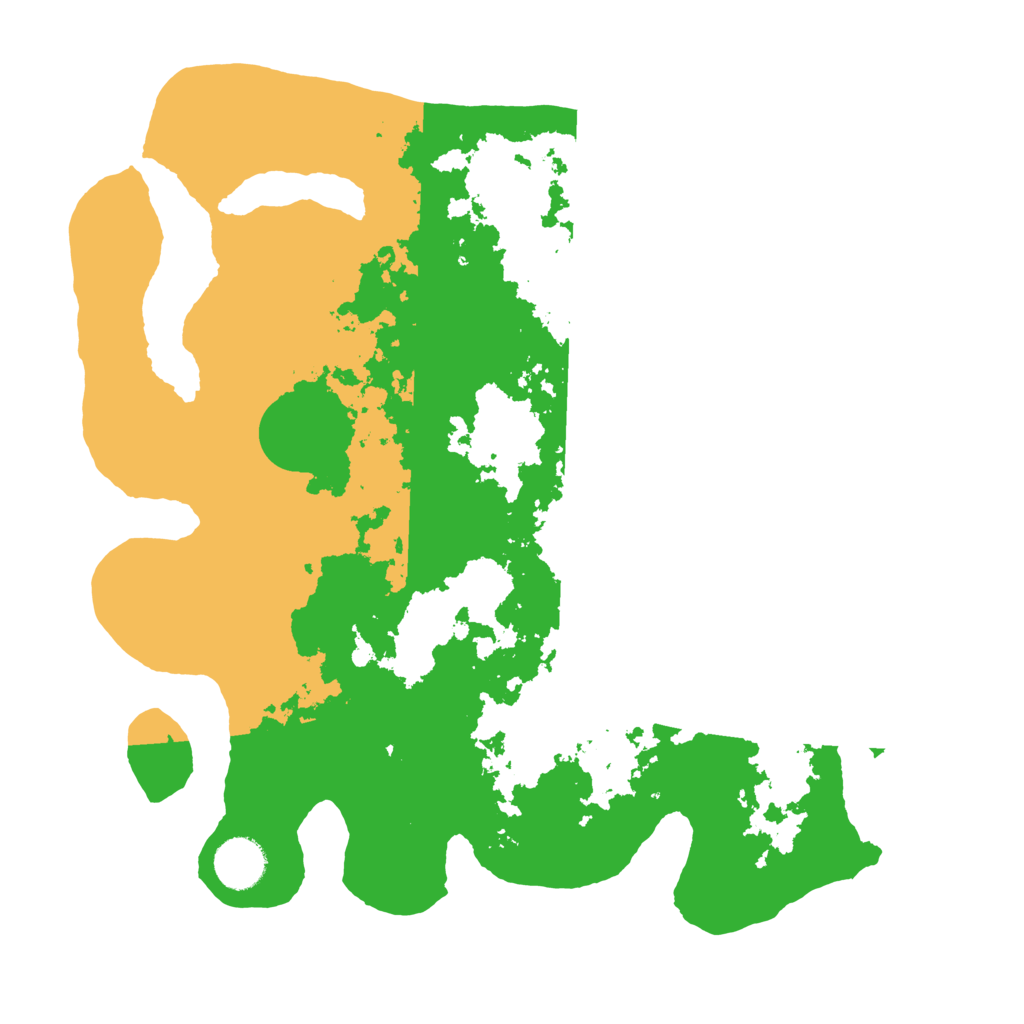 Biome Rust Map: Barren, Size: 3500, Seed: 8259493