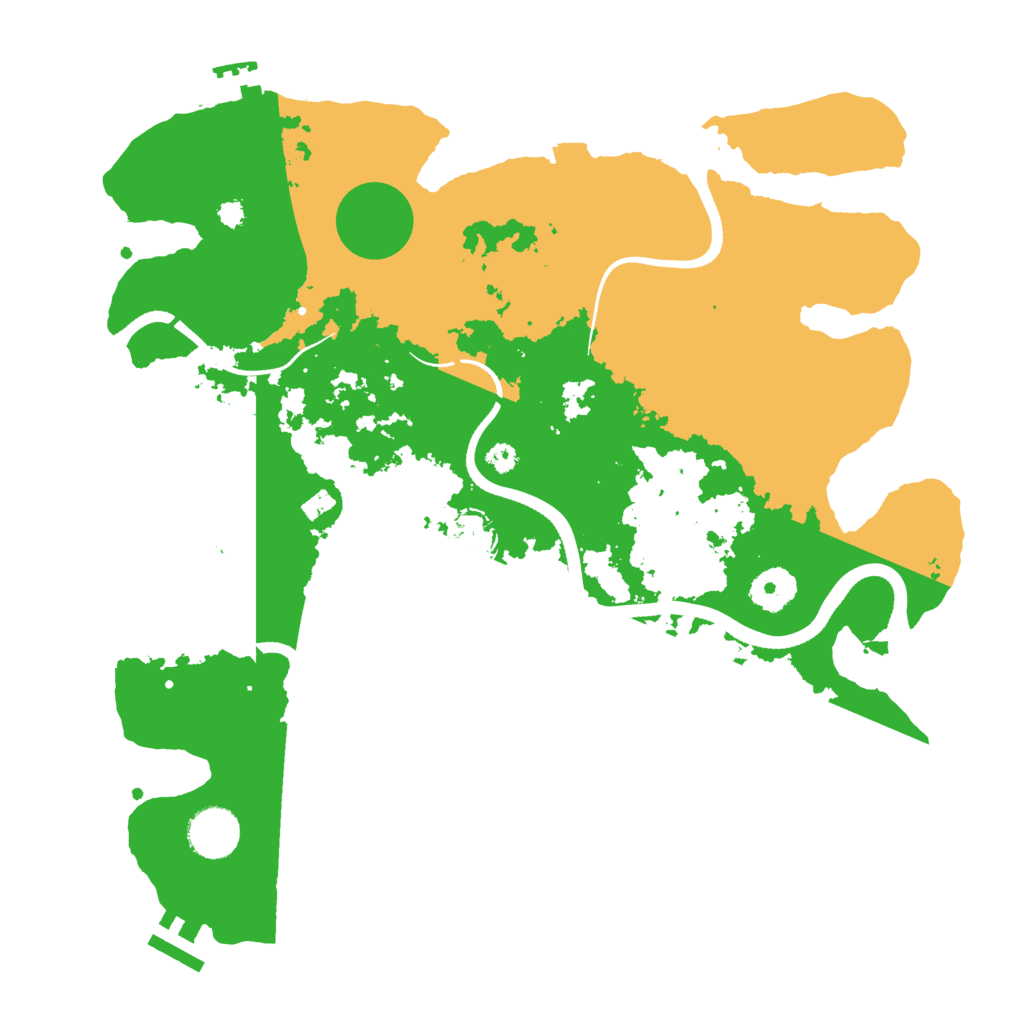 Biome Rust Map: Procedural Map, Size: 3500, Seed: 1804146061