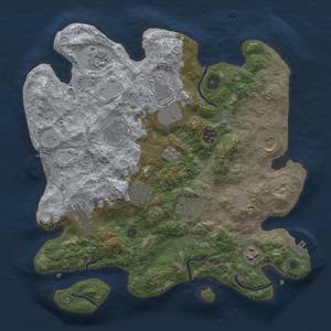 Thumbnail Rust Map: Procedural Map, Size: 3500, Seed: 978646060, 18 Monuments