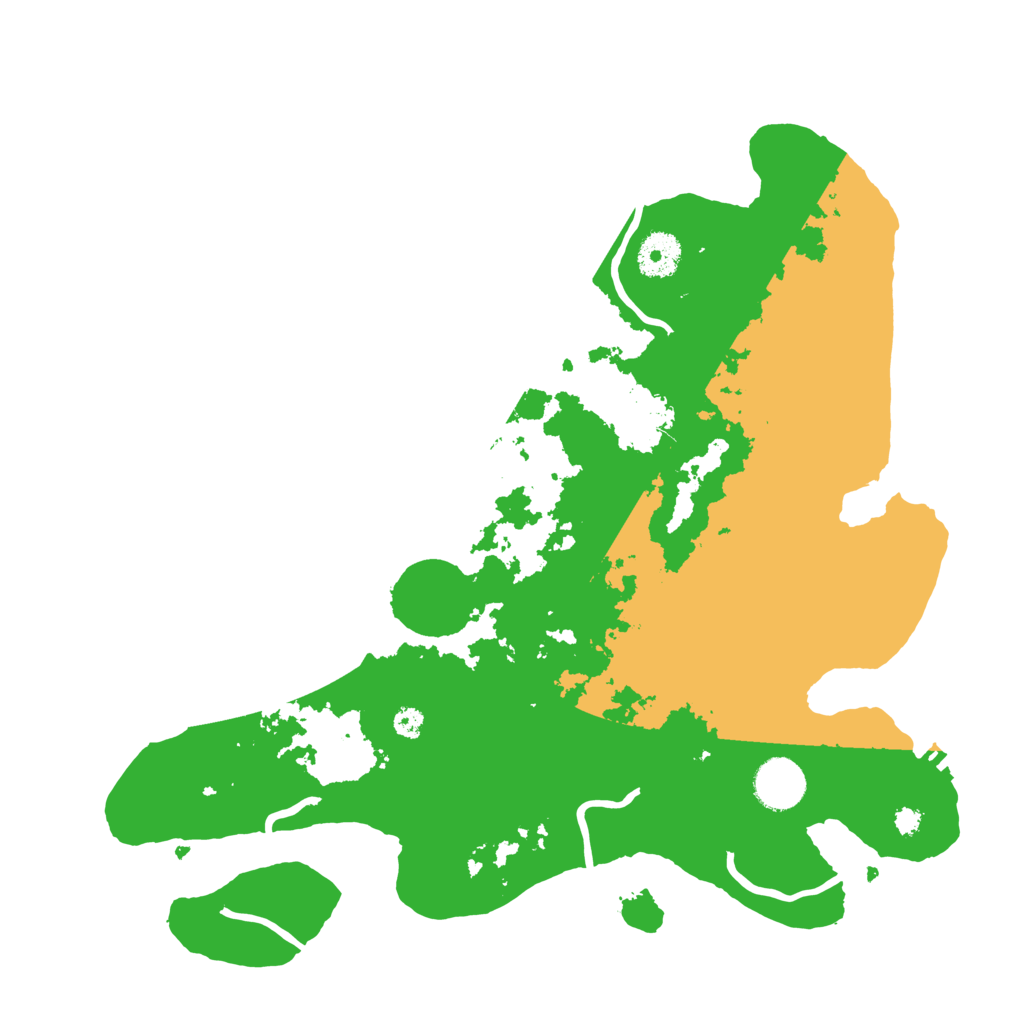 Biome Rust Map: Procedural Map, Size: 3500, Seed: 978646060