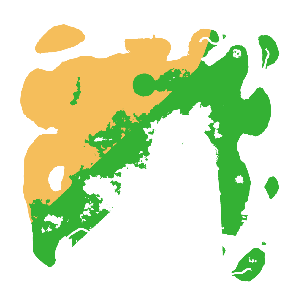 Biome Rust Map: Procedural Map, Size: 3500, Seed: 1932774935