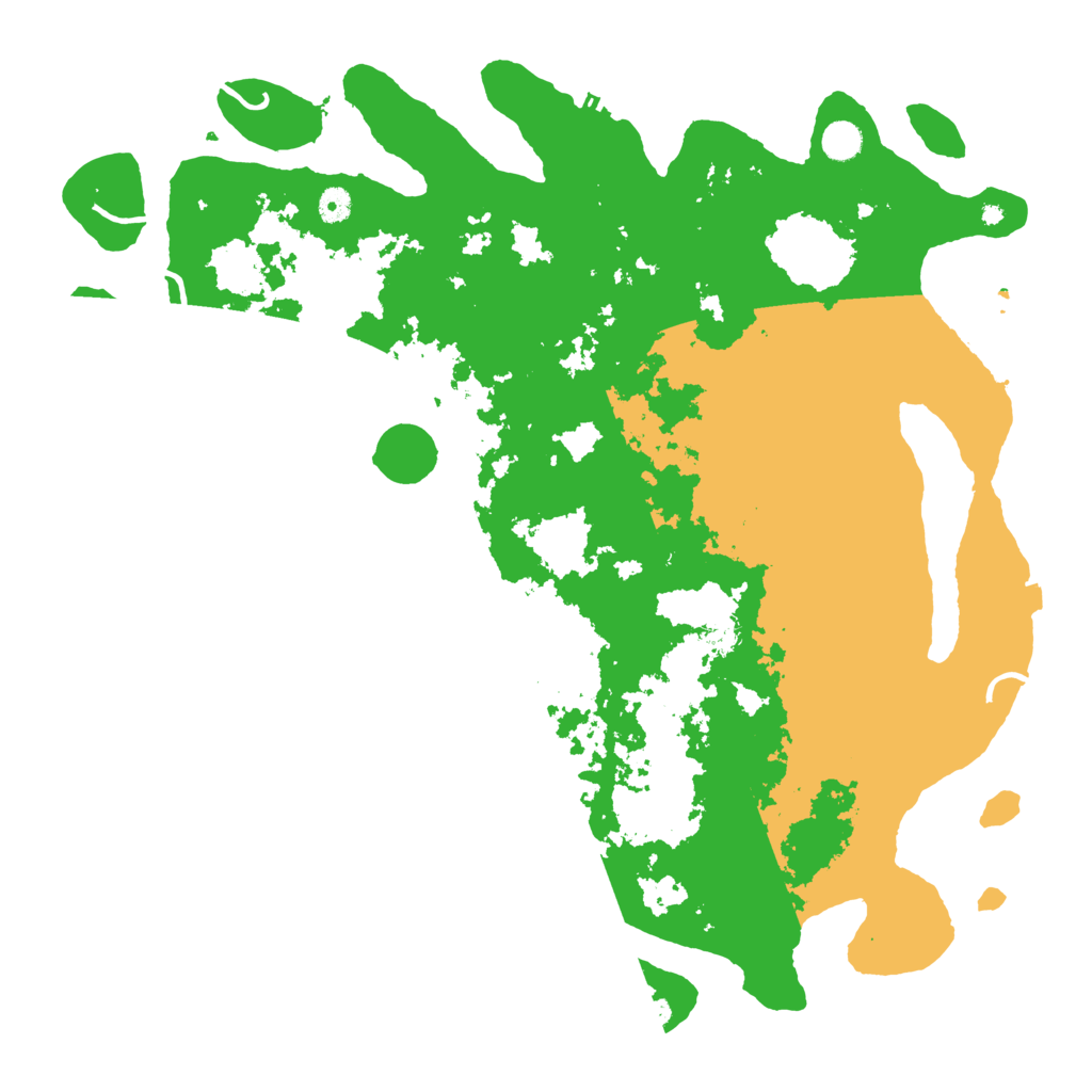 Biome Rust Map: Procedural Map, Size: 4800, Seed: 25412423