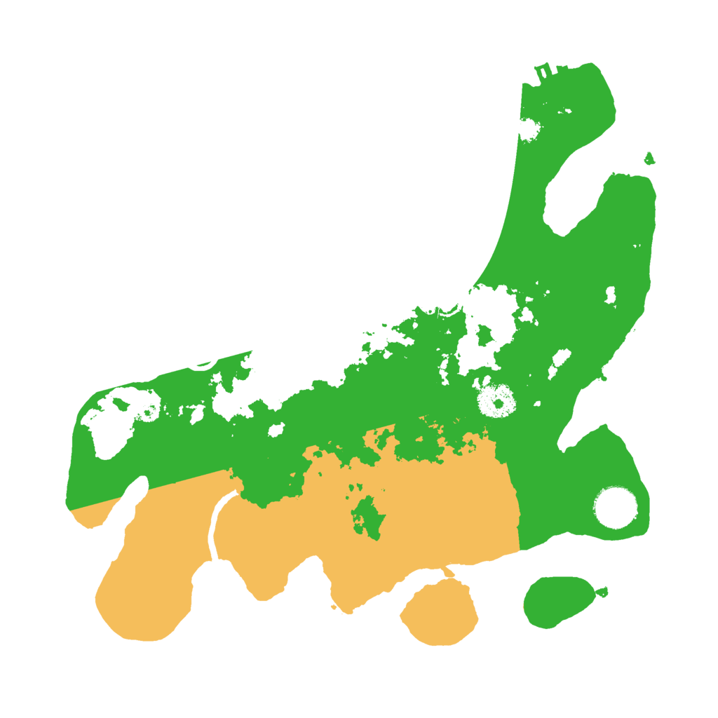 Biome Rust Map: Procedural Map, Size: 3000, Seed: 19011