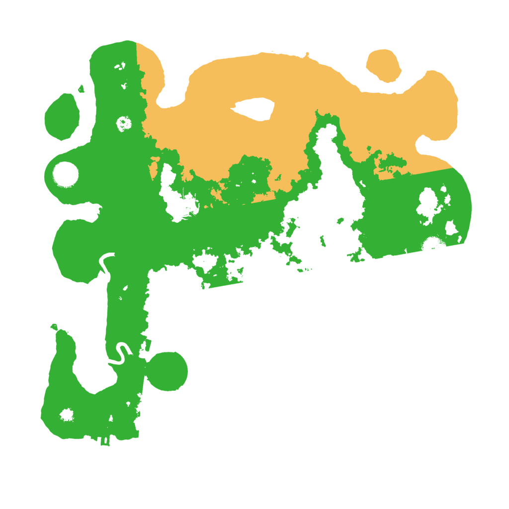 Biome Rust Map: Procedural Map, Size: 3500, Seed: 5878