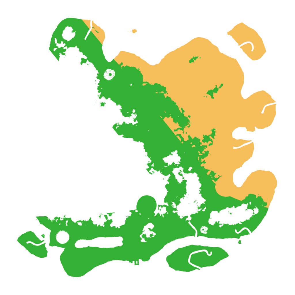 Biome Rust Map: Procedural Map, Size: 4000, Seed: 54152