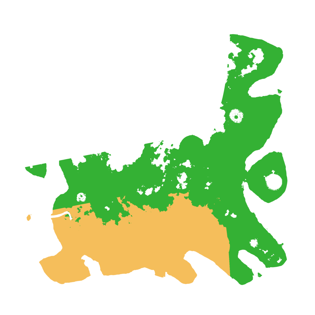 Biome Rust Map: Procedural Map, Size: 3500, Seed: 888313909