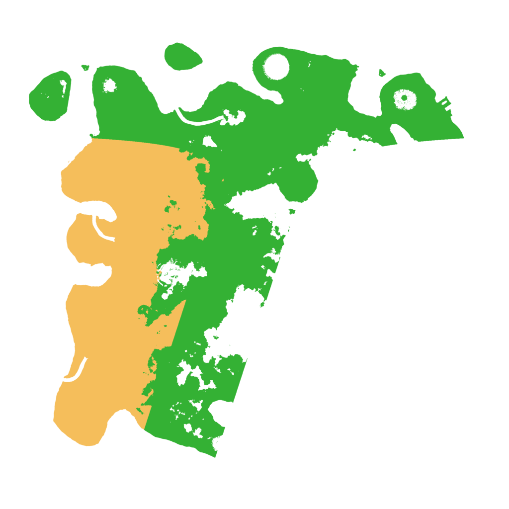 Biome Rust Map: Procedural Map, Size: 3500, Seed: 1673452993