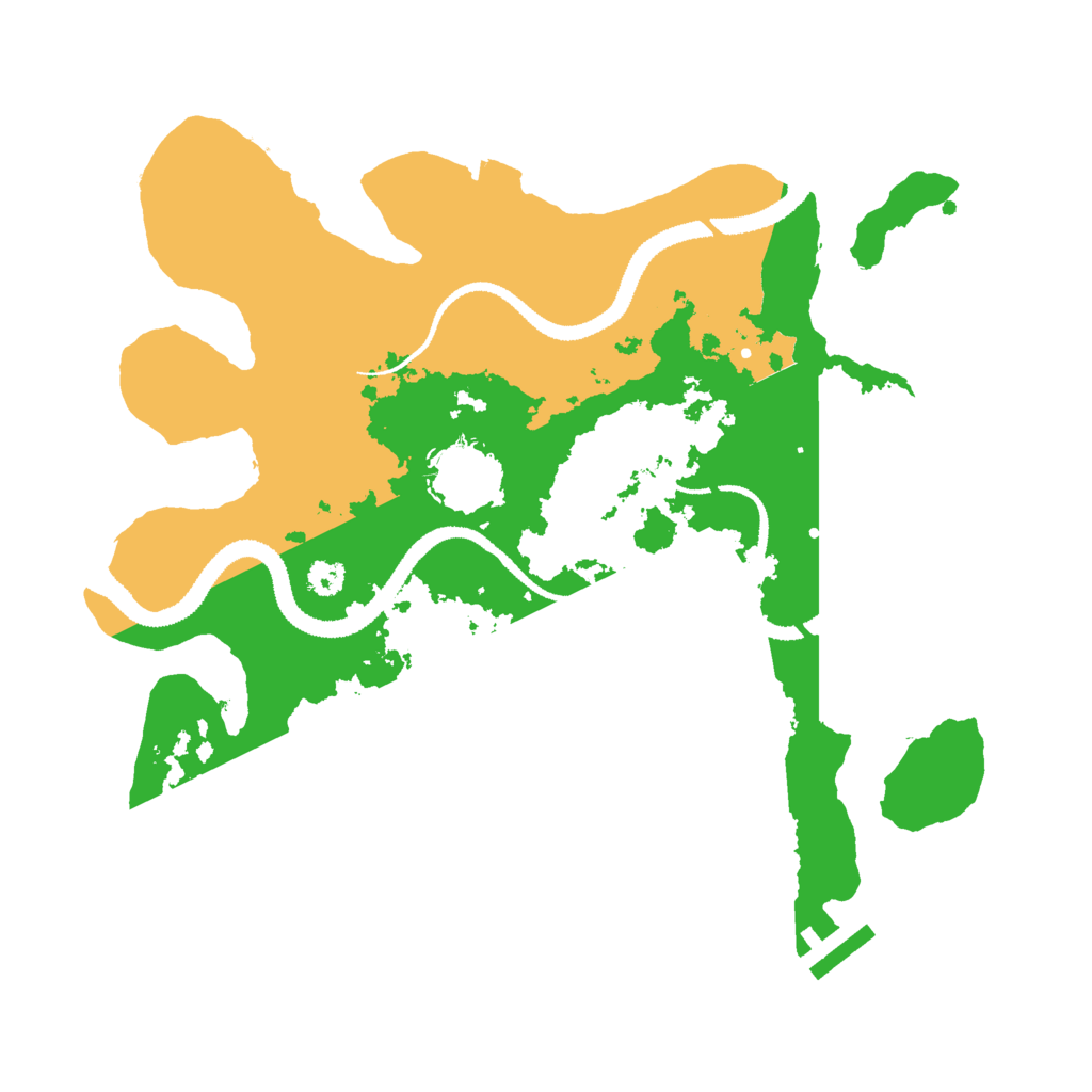 Biome Rust Map: Procedural Map, Size: 3000, Seed: 29014