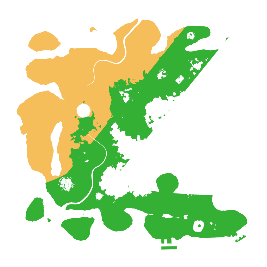 Biome Rust Map: Procedural Map, Size: 3500, Seed: 1438553347