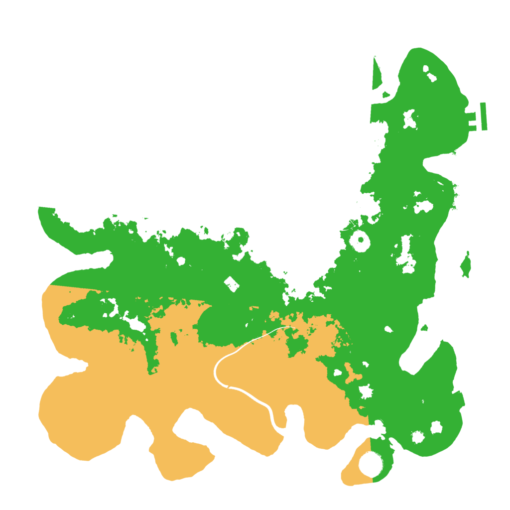 Biome Rust Map: Procedural Map, Size: 3700, Seed: 767042443