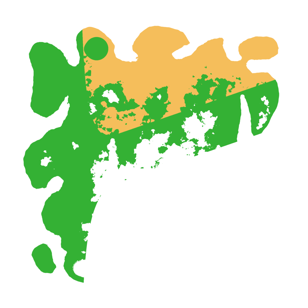 Biome Rust Map: Barren, Size: 3500, Seed: 355041353