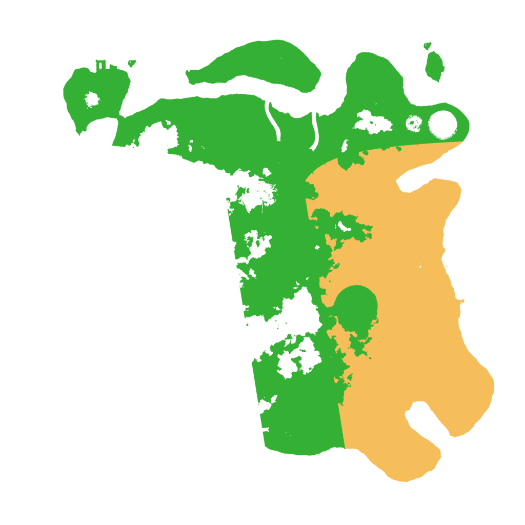 Biome Rust Map: Procedural Map, Size: 3300, Seed: 1000669849