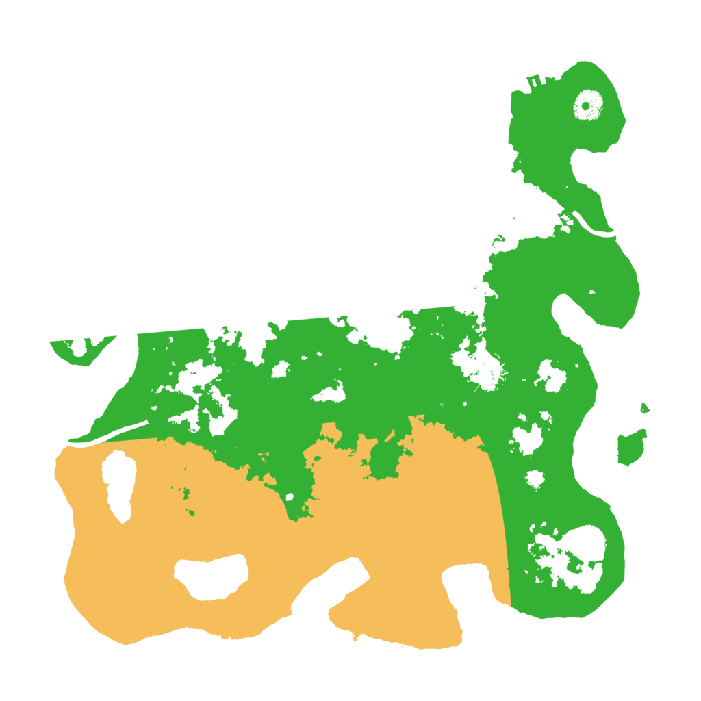 Biome Rust Map: Procedural Map, Size: 3500, Seed: 1261577269