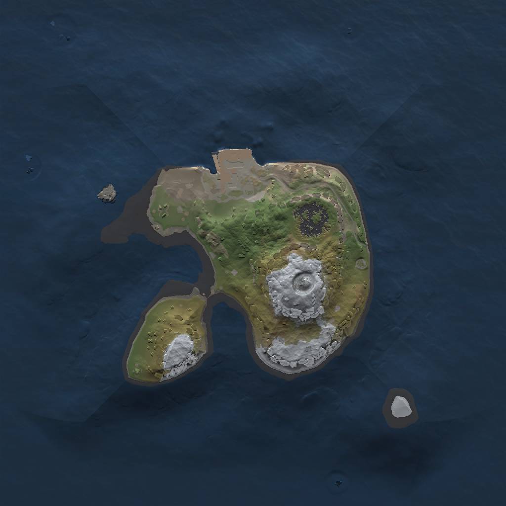 Rust Map: Procedural Map, Size: 1500, Seed: 733132, 3 Monuments