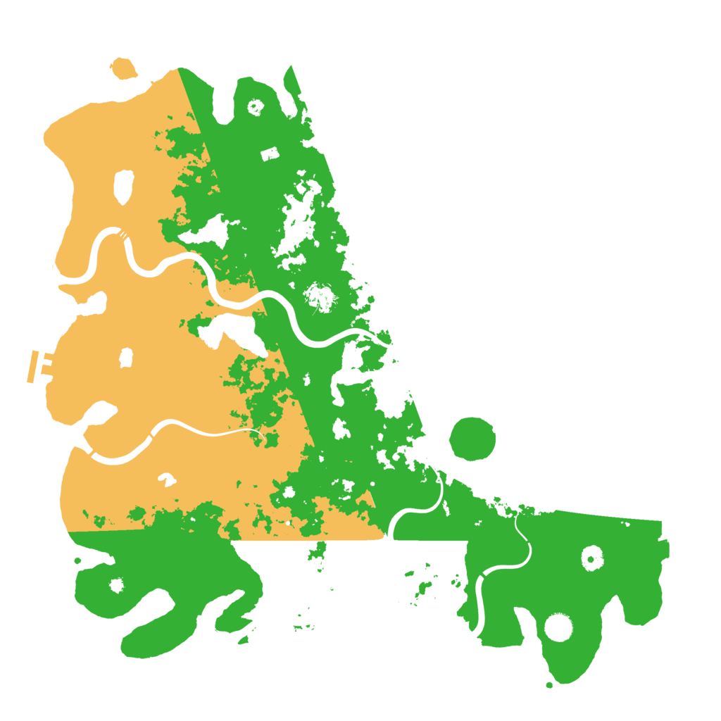 Biome Rust Map: Procedural Map, Size: 4500, Seed: 1056963696