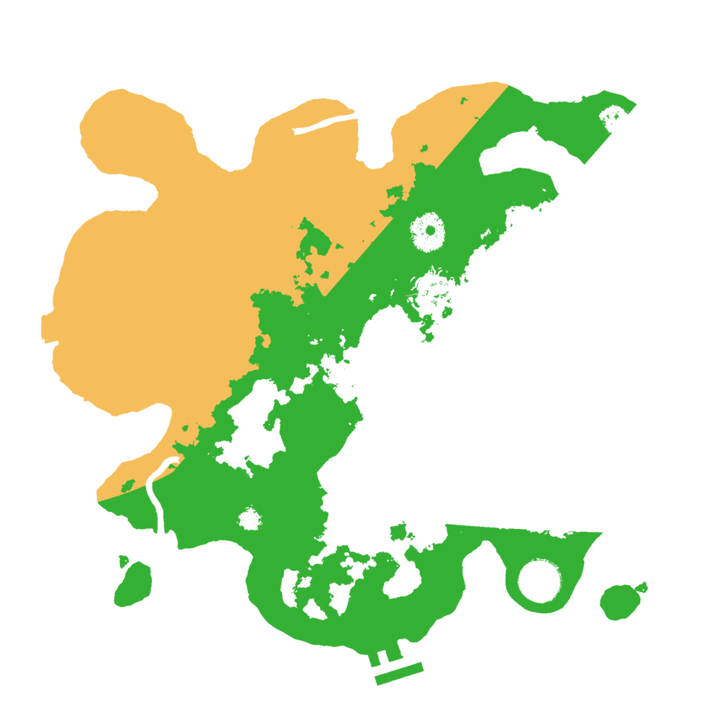 Biome Rust Map: Procedural Map, Size: 3000, Seed: 29883