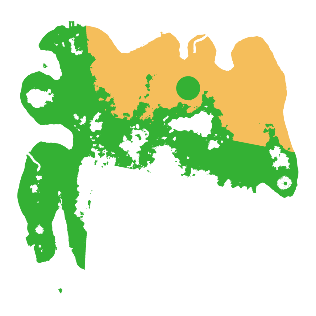 Biome Rust Map: Procedural Map, Size: 3500, Seed: 73108