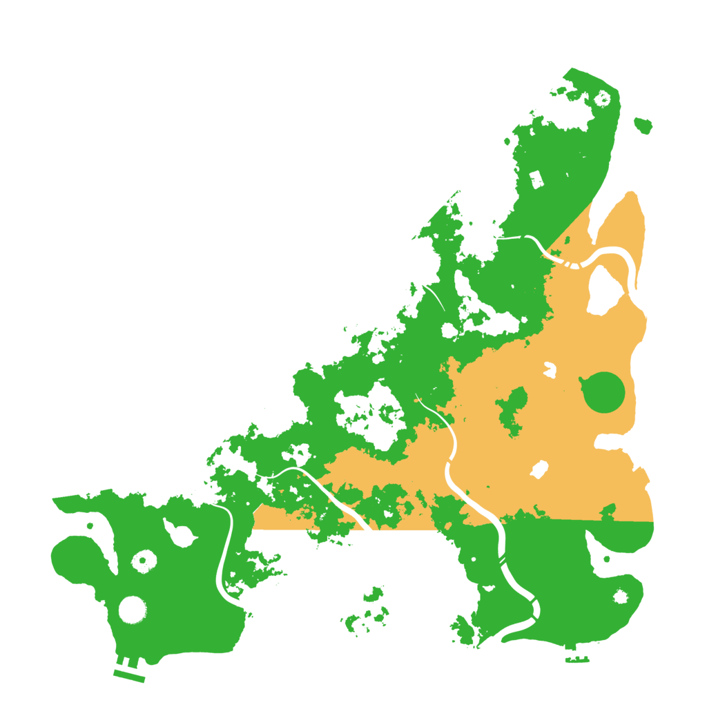 Biome Rust Map: Procedural Map, Size: 4500, Seed: 11052023