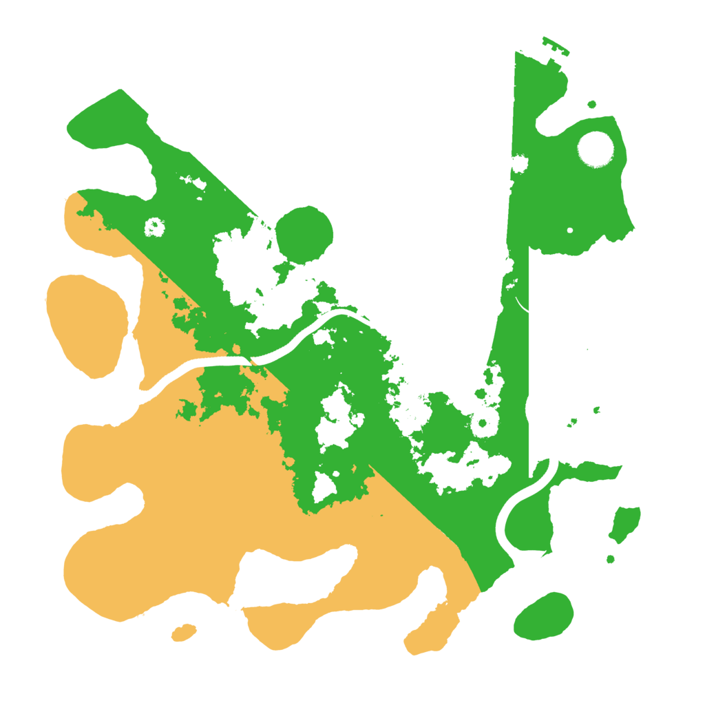 Biome Rust Map: Procedural Map, Size: 3500, Seed: 2084772678
