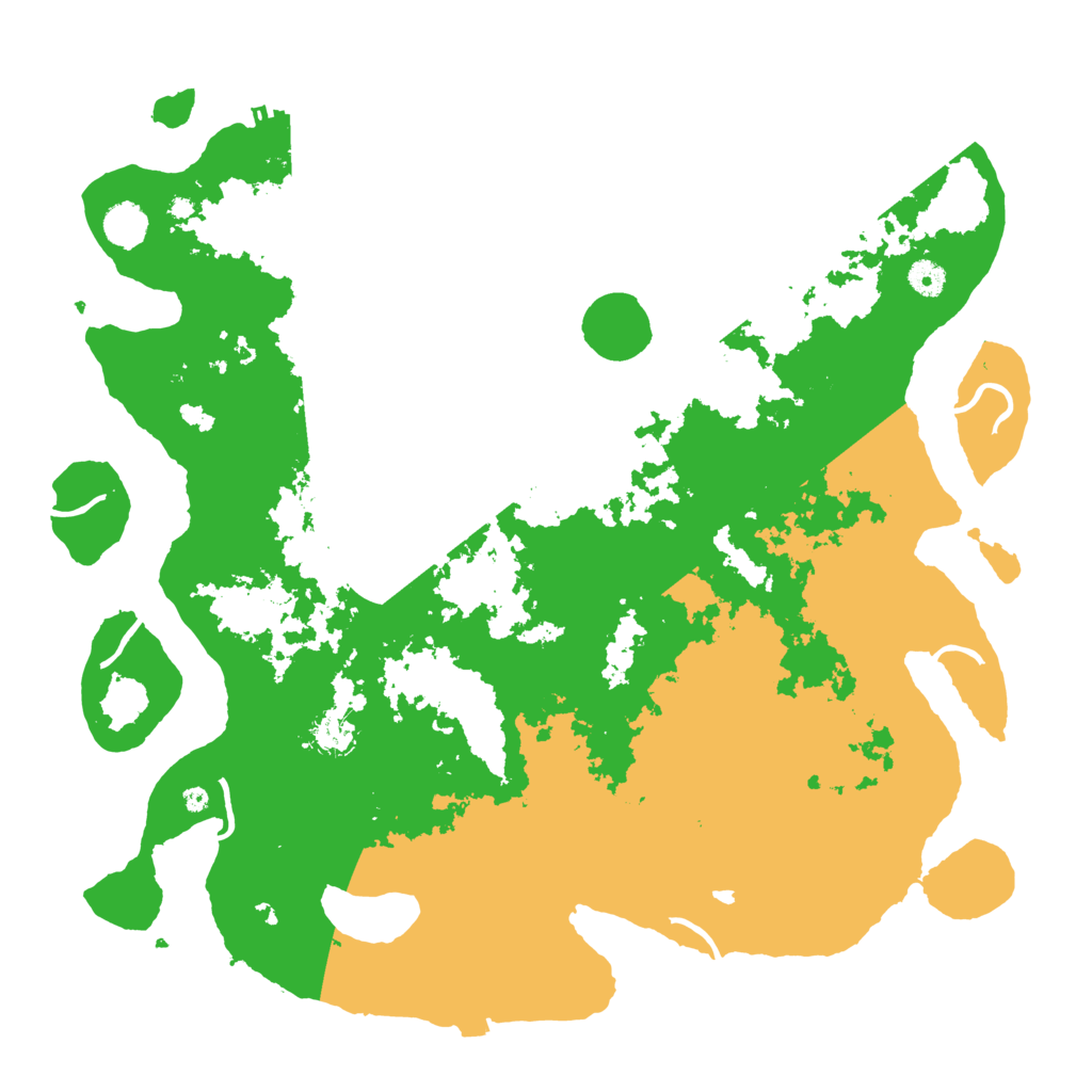 Biome Rust Map: Procedural Map, Size: 4500, Seed: 2058991230