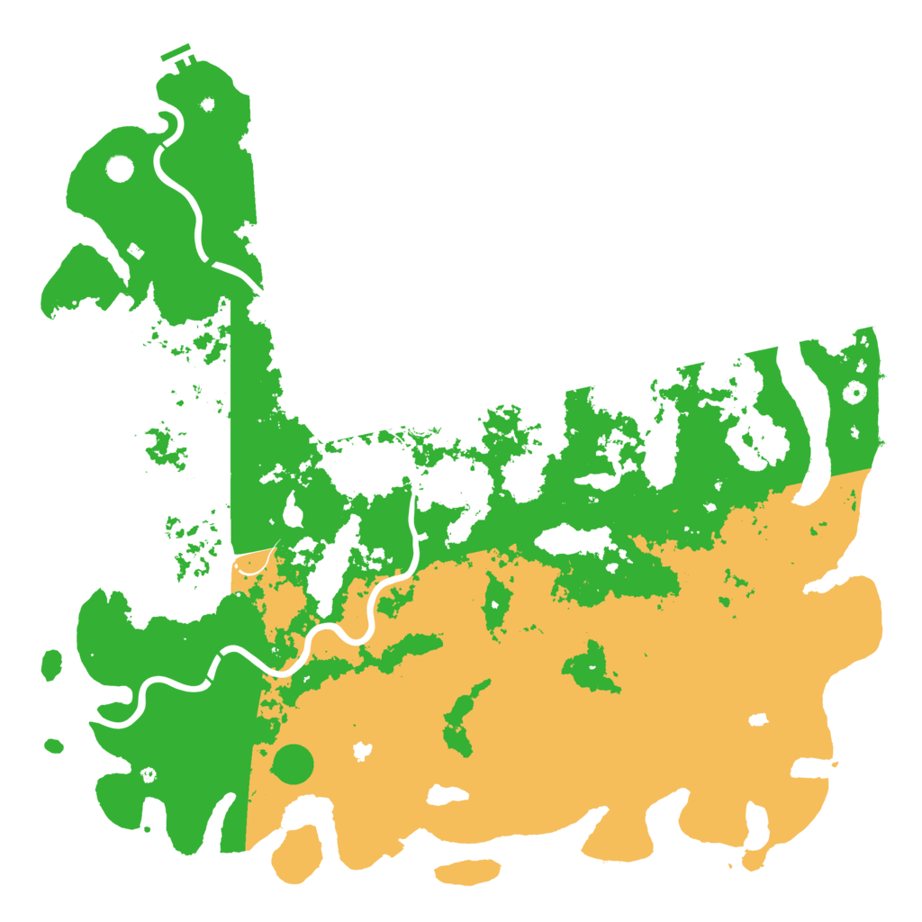Biome Rust Map: Procedural Map, Size: 6000, Seed: 6891