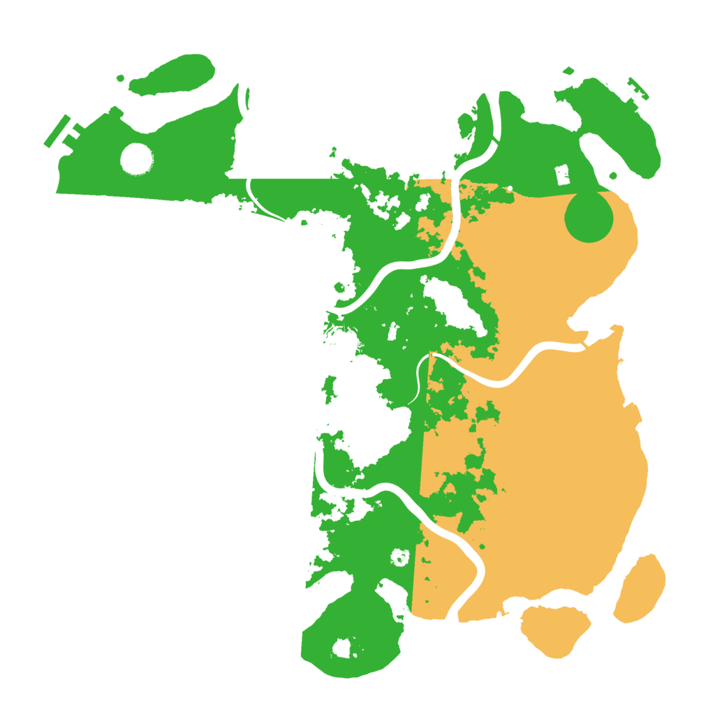 Biome Rust Map: Procedural Map, Size: 3900, Seed: 83075038