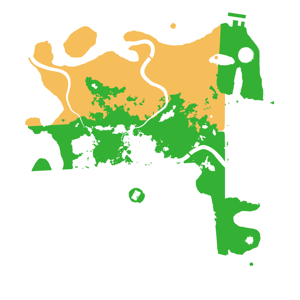 Biome Rust Map: Procedural Map, Size: 3400, Seed: 45496524