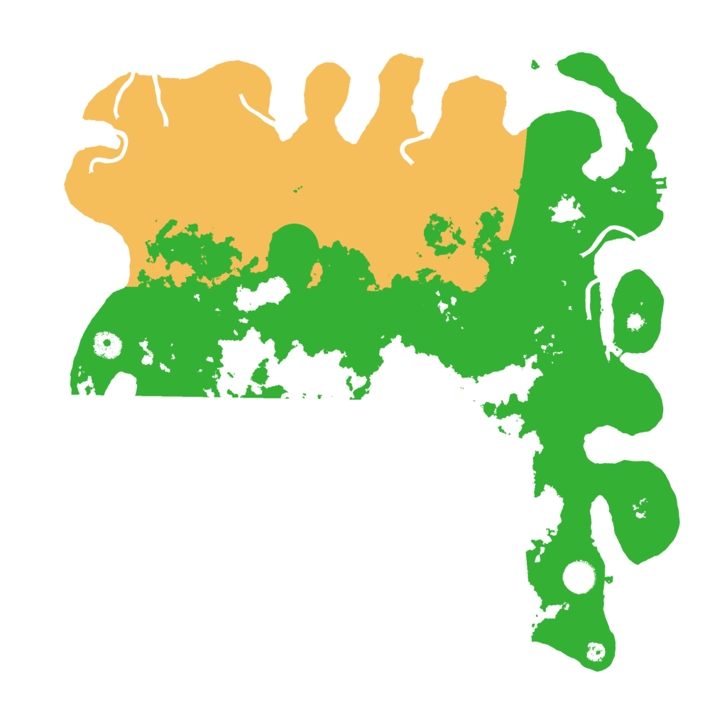 Biome Rust Map: Procedural Map, Size: 3950, Seed: 28605807